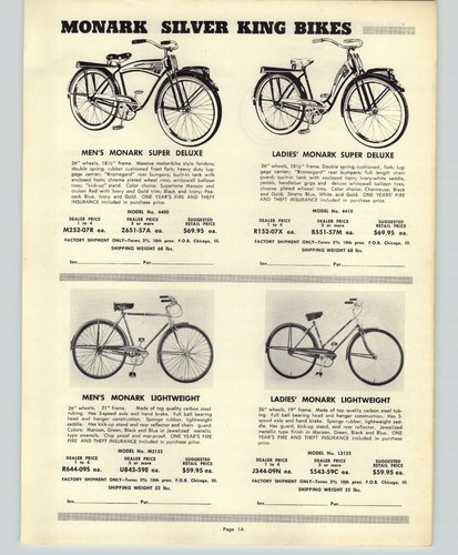 1952 paper monark silver - 1952,
