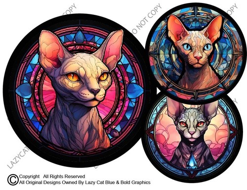 Sphynx hairless cat - sphynx, decal