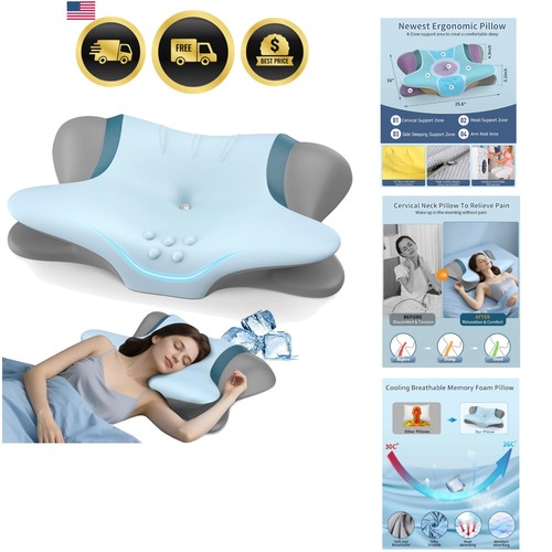 Neck pillow for pain relief - pillow,