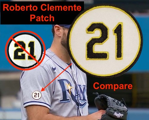 Roberto clemente patch 21 - roberto,