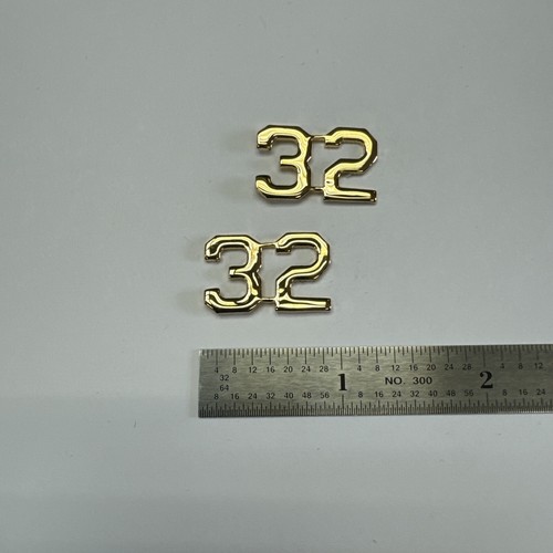 Gold police collar - brass,