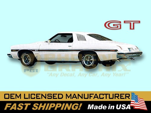 1973 pontiac lemans decals - lemans, gt