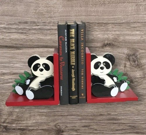 Bookends panda bear nursery - bookends,
