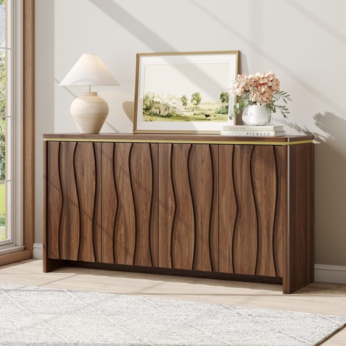 Fluted buffet cabinet - fluted,