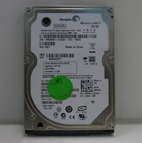 Seagate momentus 5400 - momentus, 160gb
