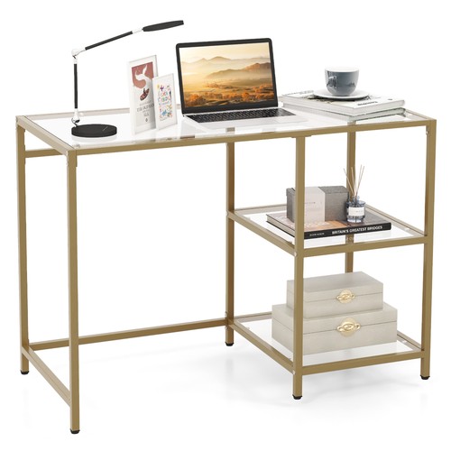 Computer desk tempered glass - computer,