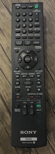 Genuine sony rmt - genuine, dvd
