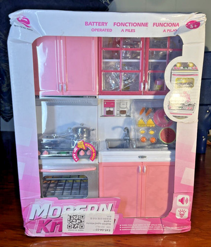 Pink mini kids kitchen - kids,