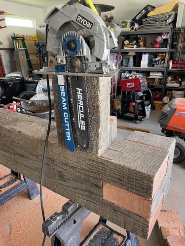 Circular saw beam cutter - circular,