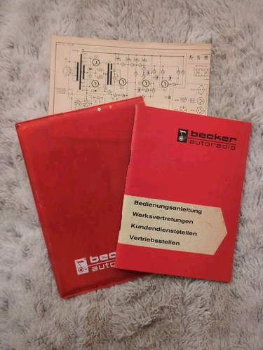 Becker autoradio manual - autoradio,