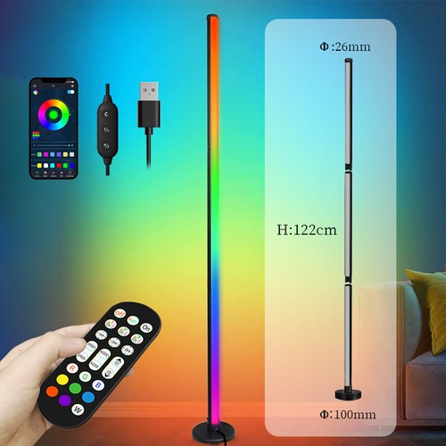 Rgb led corner floor - rgb, lamp