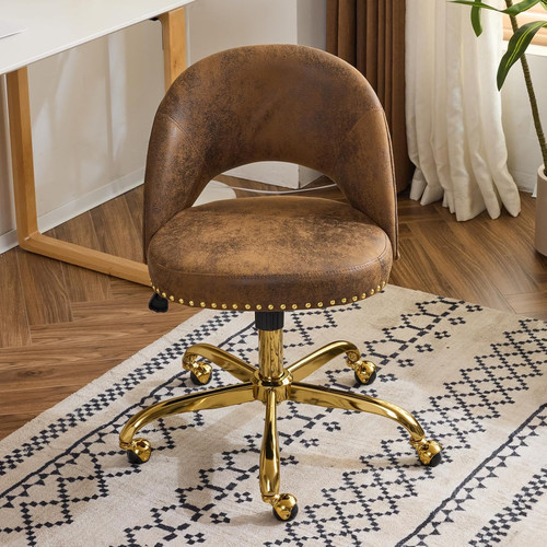 Chic velvet office chair with - chic,