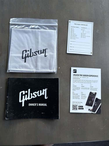 Gibson manual cloth warranty - gibson,