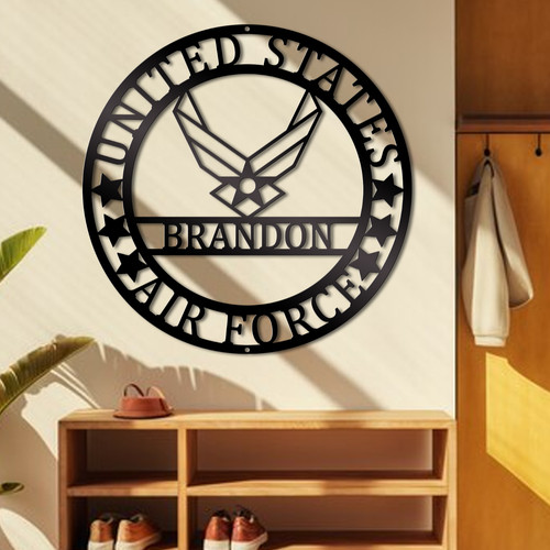 Custom air force metal sign - custom, us