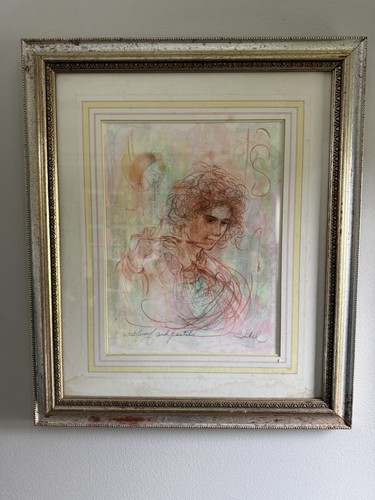 Edna hibel artist proof pastel - hibel,