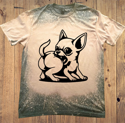 Chihuahua biting behind - biting, on