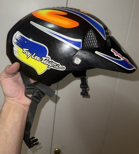 Black old school bmx helmet - old,
