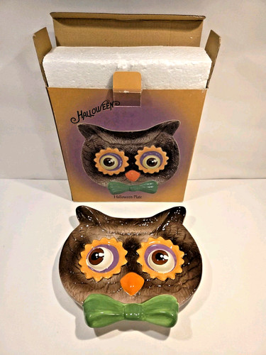 Halloween owl bow tie - halloween, w/bow