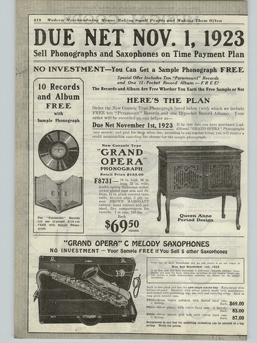 1923 paper grand opera - 1923, pg
