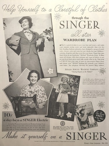 Singer sewing machine - singer,