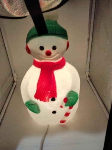 Vintage rare tall snowman - ,