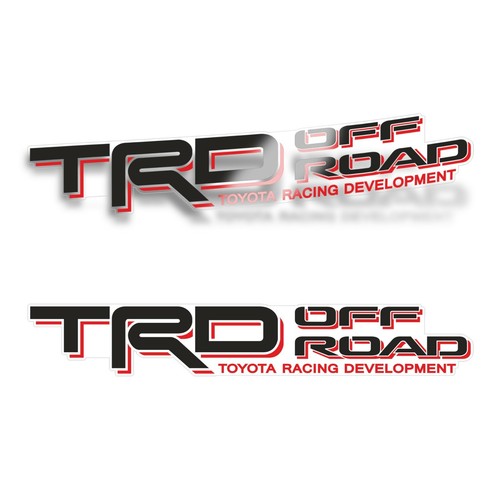 Trd off road decal toyota - trd,