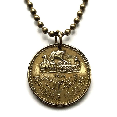 1955 lebanon liban coin - lebanon,