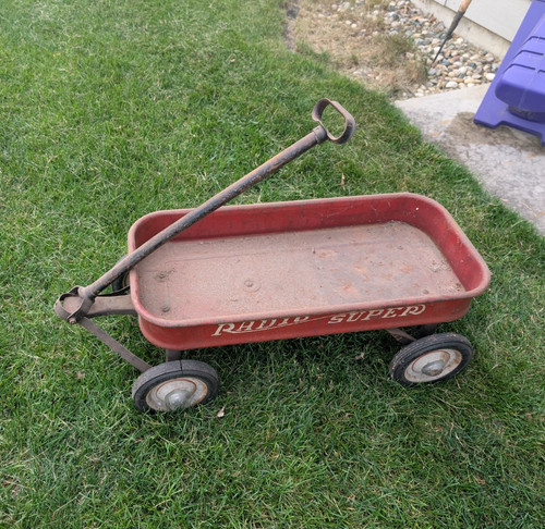 Radio flyer vintage super red - flyer,