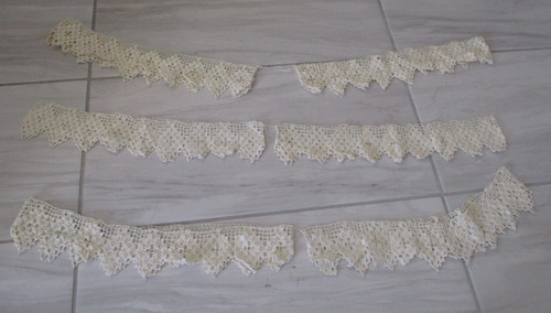 Sets hand crochet lace - 3-,