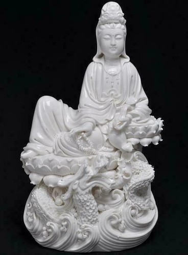 Dehua porcelain buddhism lotus - buddhism,