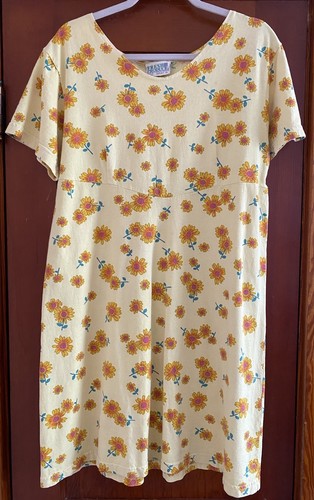 Fresh produce yellow dress - dress, xl