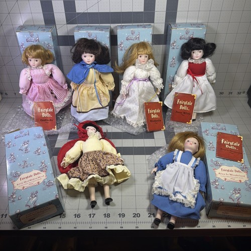 Set six fairytale dolls - set, 8"
