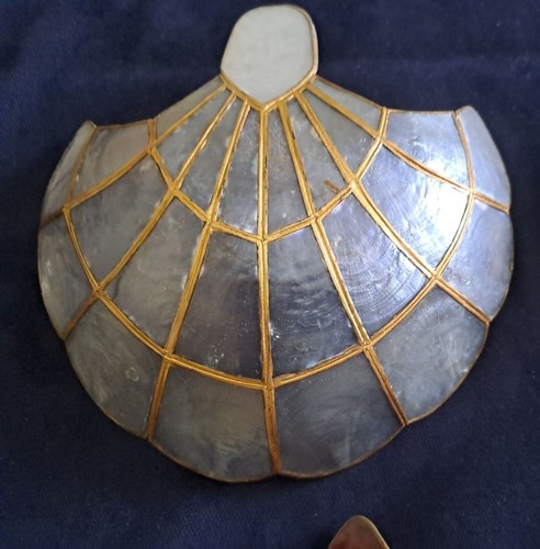 Set vintage oyster shell - of, 6