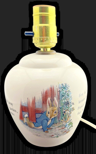 Wedgwood peter rabbit lamp - rabbit,
