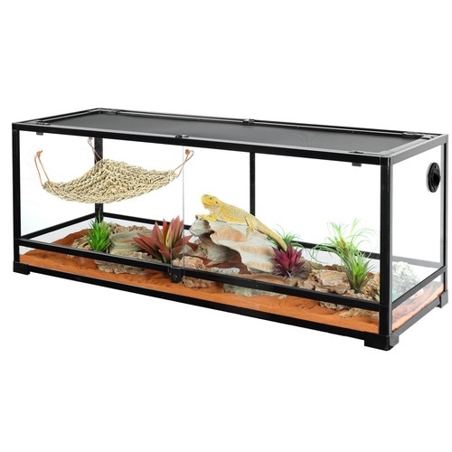 Tempered glass reptile tank - reptile,