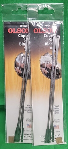 Olson coping saw blades 2 - saw, 6-1/2"