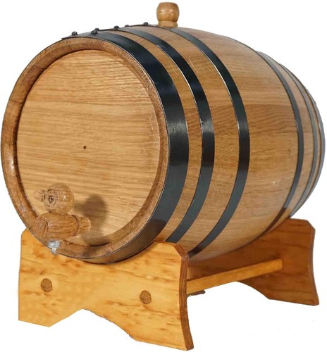 Liter wooden whiskey - liter, barrel