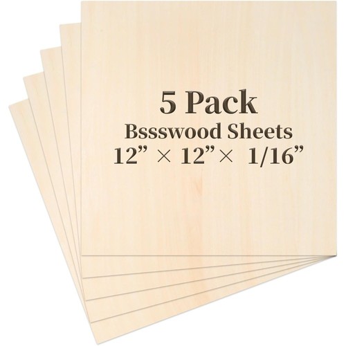 Pack inch balsa wood - 5,