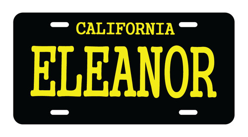Eleanor mustang metal license - mustang,