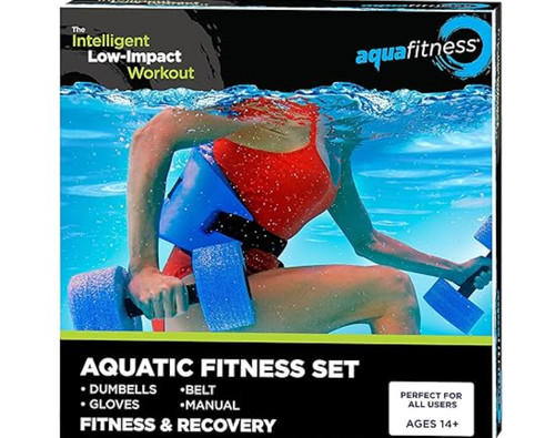 Aqua piece fitness set adult - aqua,