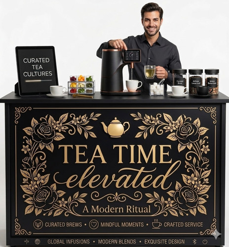 Tea time portable serving - time,