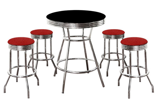 Black chrome bar - &, with