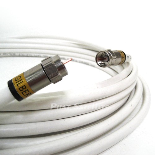 White coax rg6 - coax,