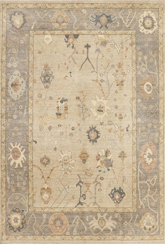 6x9 oushak rug fine wool - oushak,