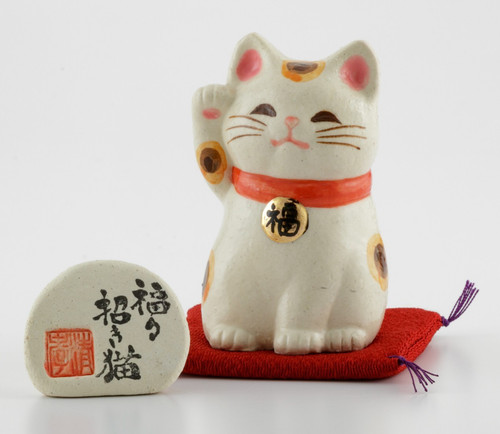 Japanese handmade white lucky - japanese,