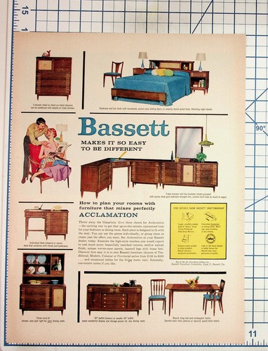 Bassett furniture mid century - mid,
