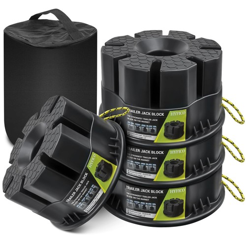 Trailer jack block pack - 4, rv