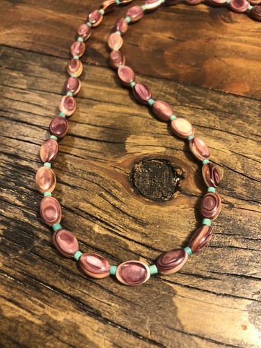 Purple wampum beads - purple,