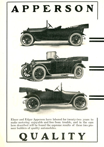 1914 original apperson page - original, 2-page