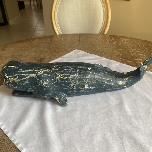 Vintage carved wood sperm - wood,
